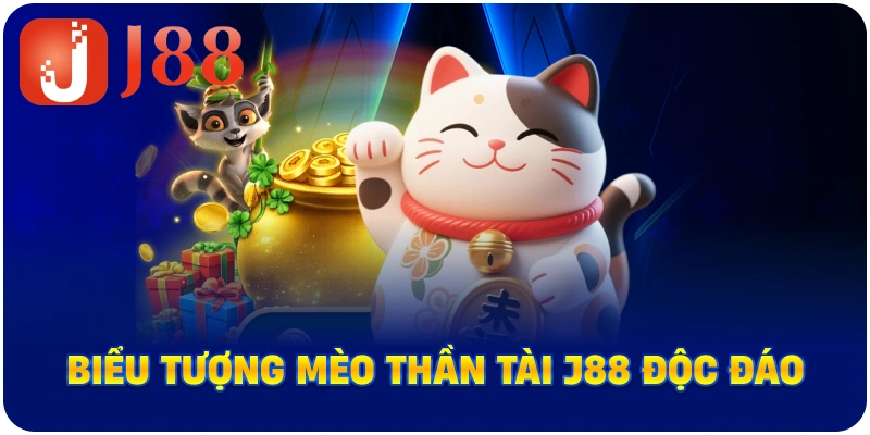 Biểu tượng Mèo Thần Tài J88 độc đáo