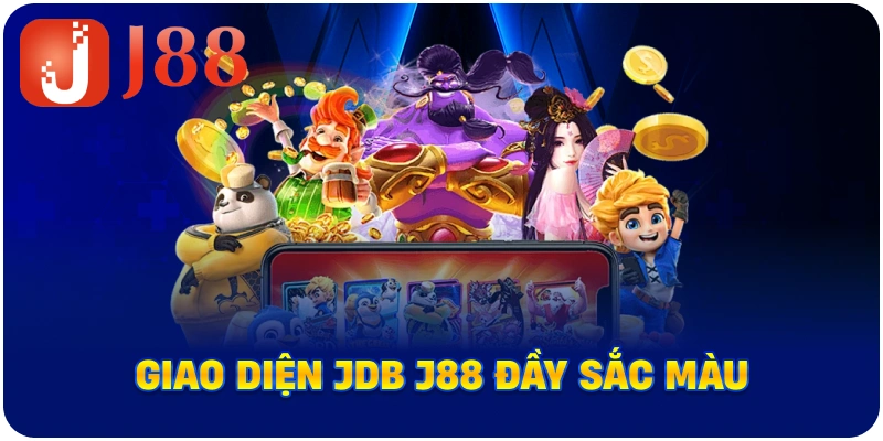 Giao diện JDB J88 đầy sắc màu