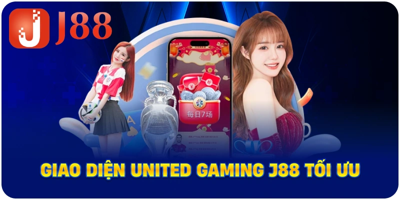 Giao diện United Gaming J88 tối ưu